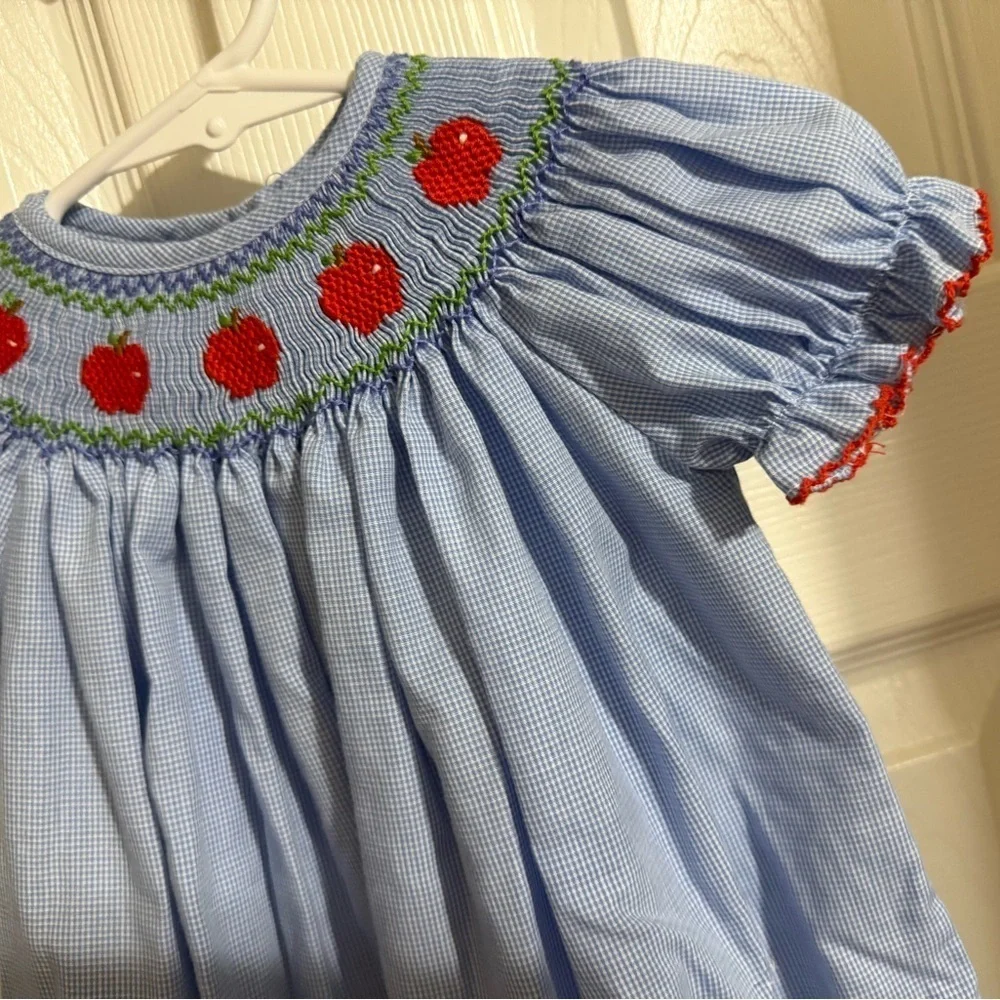 Edgehill Collection Smocked Apple Bishop Dress